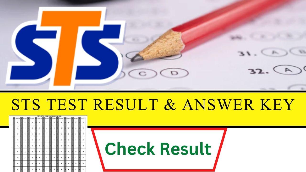 STS Test result 2023 check online. The results and answer keys for the recently completed STS written exam are currently being awaited by the candidates.