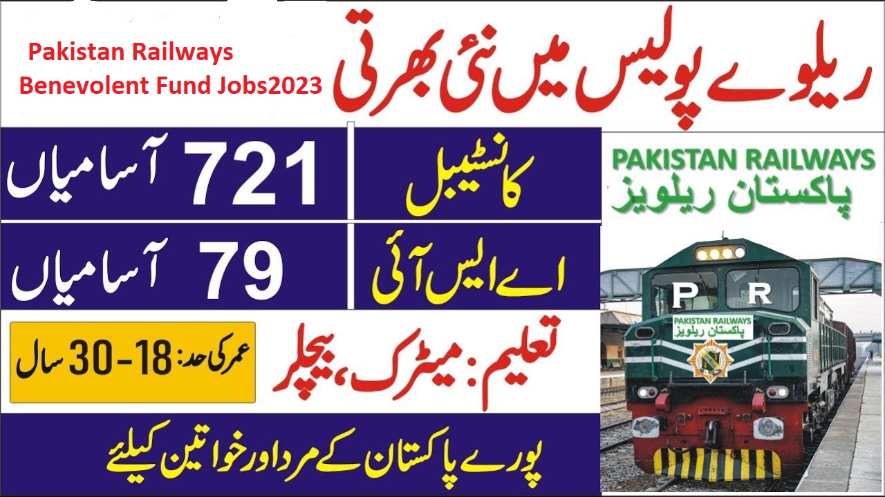 Pakistan Railways Benevolent Fund Jobs 2023