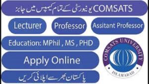 Latest jobs in Comsats University in Islamabad February 2023 Advertisement