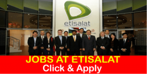 New Etisalat Offering Job Opportunities in UAE 2023