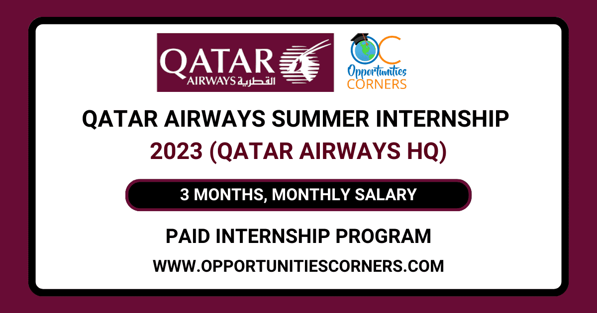 Qatar Airways Summer Internship