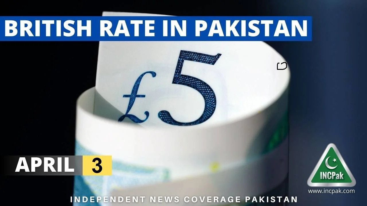 Rates of British Pound To PKR