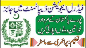 New Jobs in Ministry of Federal Education and Professional Training  2023