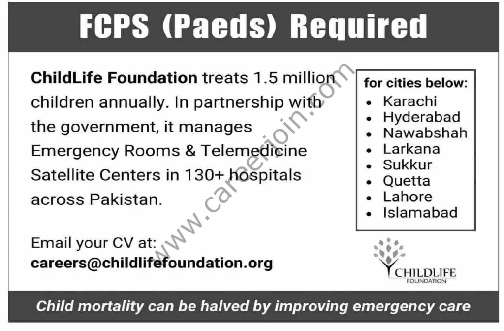 Jobs in Childlife Foundation