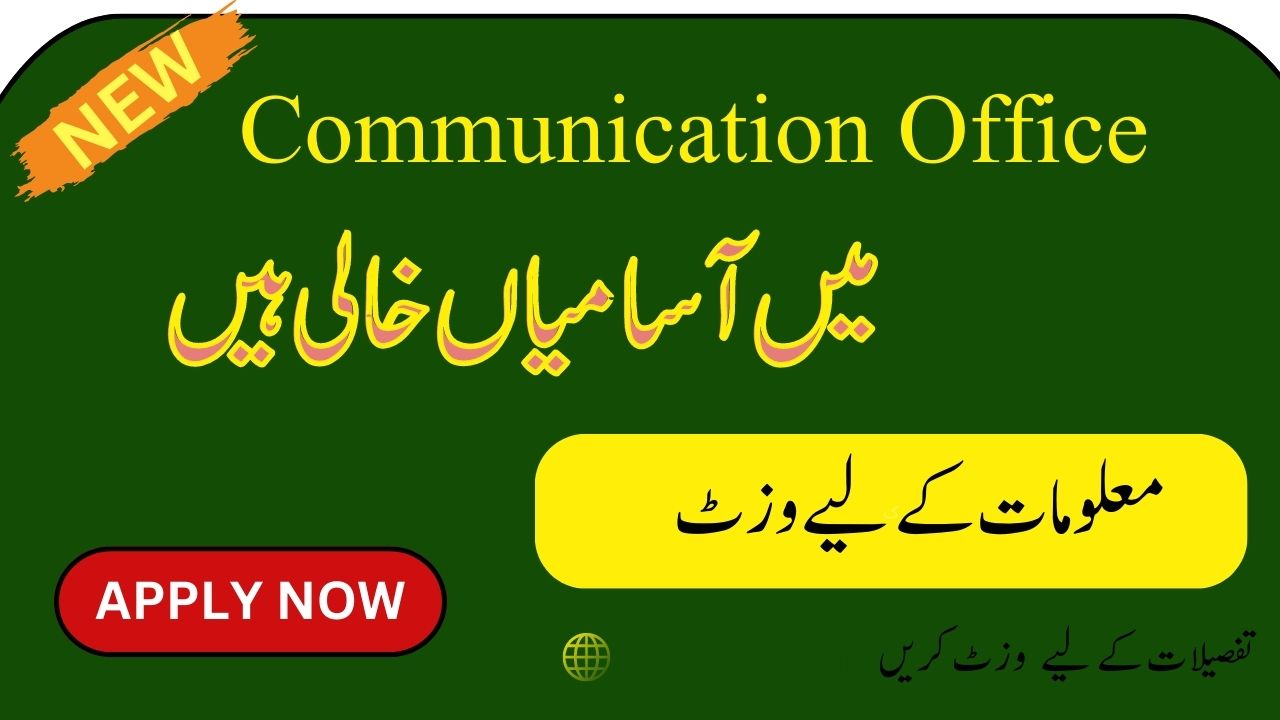 Jobs in Communication and Works Department