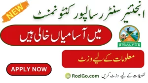 Latest Jobs in Engineers Cantonment Resalpur 2023.