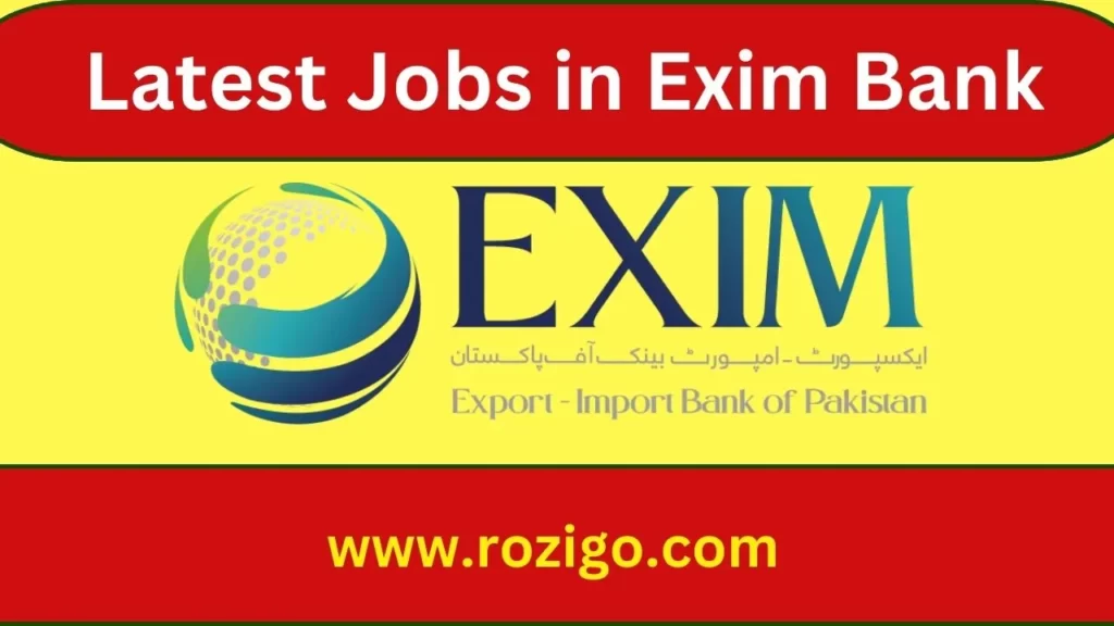 Bank Exim announce Jobs in Pakistan
