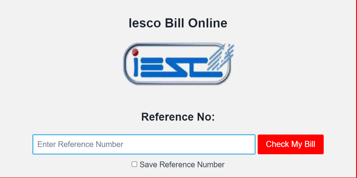 IESCO Bill Online 2023