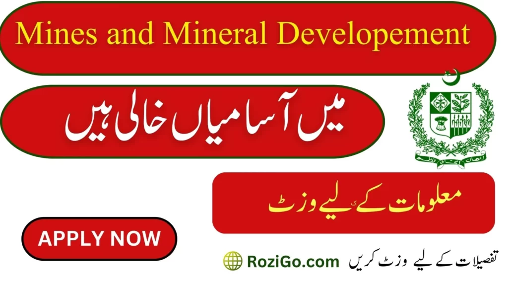 Jobs in Mines and Mineral Department