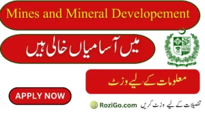 Latest Jobs in Mines and Mineral Department 2023