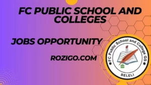 Latest Jobs in FC Public School and Colleges 2023