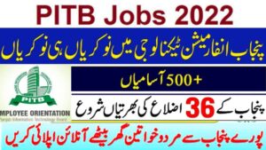 PITB Jobs 2023 at Punjab IT Board – Online Apply www.jobs.punjab.gov.pk