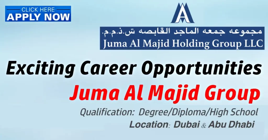 Juma Al Majid Holding Group Jobs