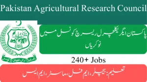 Pakistan Agricultural Research Council Jobs 2024| 250 Jobs Online Apply