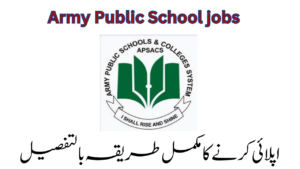 Army Public School Jobs 2024| (APS) Latest Jobs