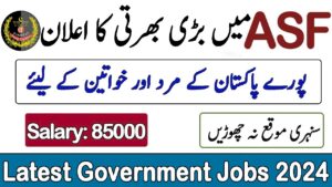 ASF Jobs 2024 || Airport Security Force Jobs 2024 || Apply Start Now