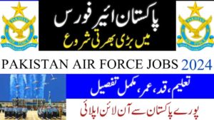PAF Jobs 2024 || Pakistan Air Force Jobs 2024 || Apply Online All Over Pakistan