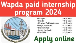 WAPDA Internship Program 2024 || Monthly Stipend 35000/- PKR
