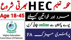 Higher Education Commission Pakistan HEC Jobs 2024
