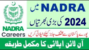 NADRA Jobs 2024 || National Database & Registration Authority Jobs 2024