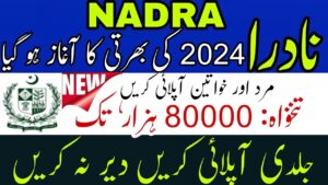 New Nadra Jobs in Opportunities Jobs in Islamabad August 2024 Apply Online