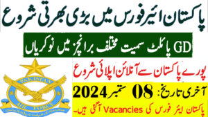 PAF Jobs 2024 Online Registration at www.paf.gov.pk