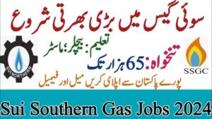 Sui Southern Gas Company Limited SSGC Jobs 2024