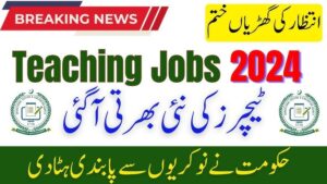 Cantt Public School and College Jobs 2024 || Government Teachers Jobs 2024