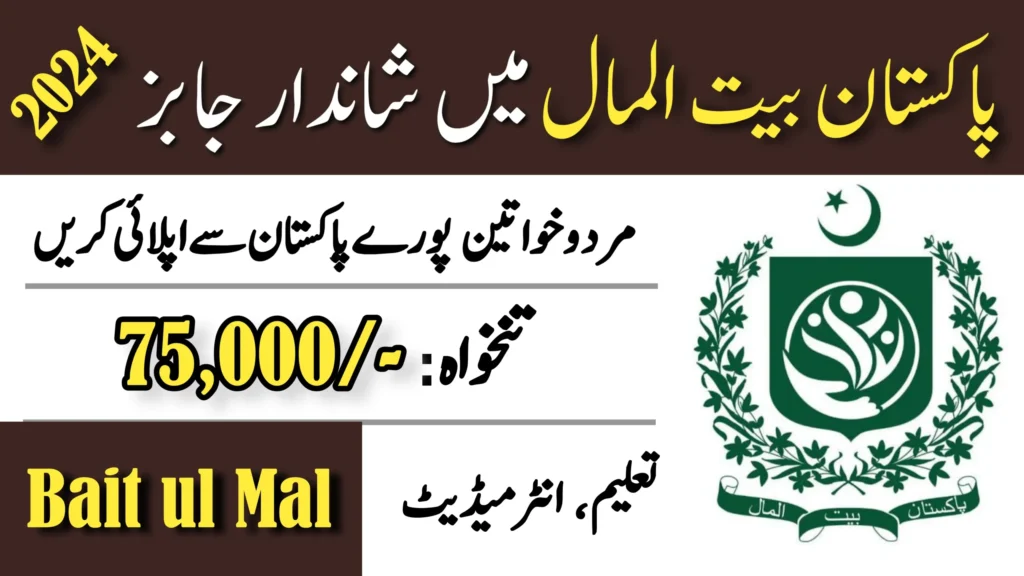 Punjab Bait Ul Maal Jobs 2024