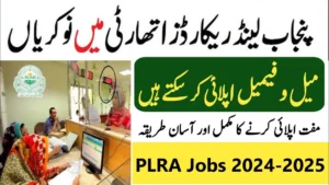 Punjab Land Records Authority Govt Jobs 2024 Latest Advertisement