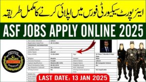 ASF Jobs 2025 Apply Online