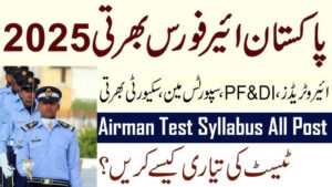 Pakistan Air Force PAF Jobs 2025 Apply Online