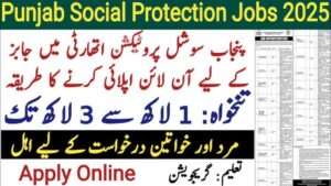 Punjab Social Protection Authority PSPA Jobs 2025 Online Apply