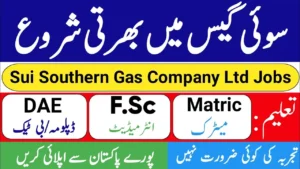 SSGC Jobs 2025 Apply Online | Sui Southern Gas Company Limited