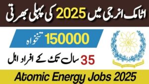 Atomic Energy Jobs 2025 Apply Online at https://hrd1902.com.pk