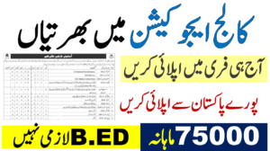 College Education Department Non Teaching Staff Jobs 2025