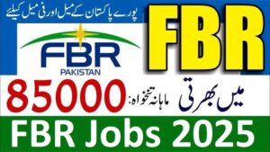 Federal Board Of Revenue Jobs 2025 || Latest 170+ New Post
