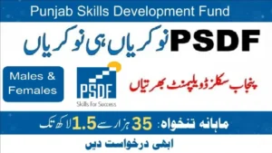 Punjab Skills Development Fund PSDF Jobs 2025 Apply Online