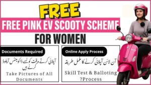 Free Pink EV Scooties Scheme 2025 Applications Form