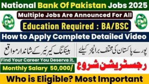 National Bank of Pakistan NBP Jobs 2025 Online Apply