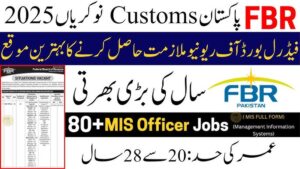 FBR MIS Officer Jobs Online Apply 2025 Step by Step Guide