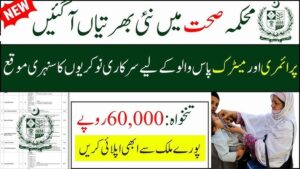 Government Health Department Jobs 2025 Online Apply For Ministry of NHSR&C Career Opportunities