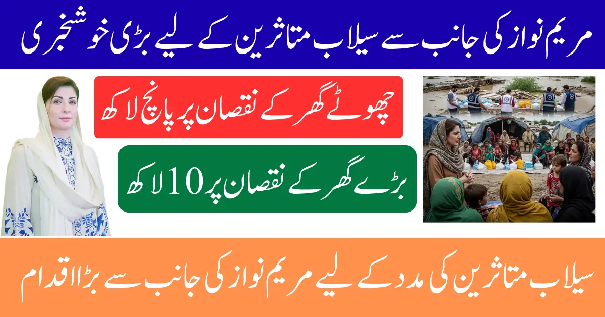 Flood Relief Package Pakistan 2025 – Apply Now for Rs. 1,000,000 Flood