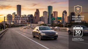 Moving to Texas for Work or Study? What to Know About Car Insurance in Your First 30 Days